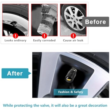 Camfeast Tire Valve Stem Caps - Durable Protection for Your Vehicle
