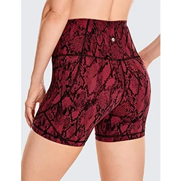 CRZ YOGA Women's Biker Shorts Comfortable Running Shorts
