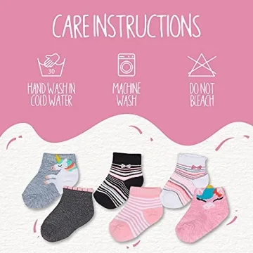 Unicorn Shorty Socks for Girls – Size 2-4T