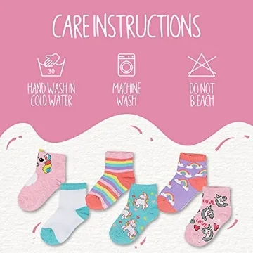 Unicorn Shorty Socks for Girls – Size 2-4T