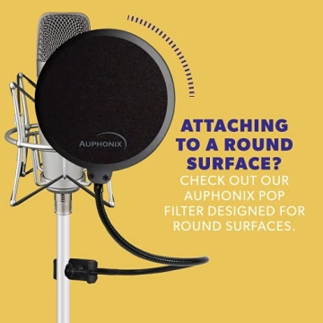 Auphonix Pop Filter for Blue Yeti Microphone - Essential Gear