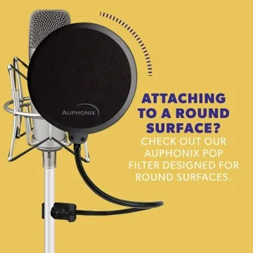 Auphonix Pop Filter for Blue Yeti Microphone - Essential Gear