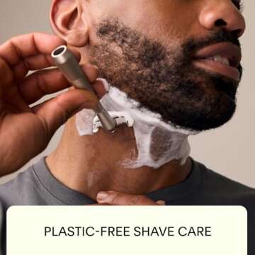 Leaf Shave | Shave Soap Bar 2-Pack, Unscented - All-Natural, Fragrance-Free Bar Soap for Shaving for Women & Men, 1.5 oz