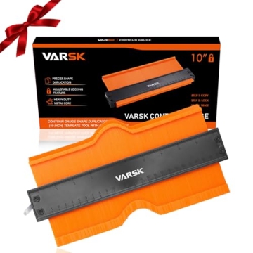VARSK 10 inch Contour Gauge Tool with Lock - Ideal for DIY Projects