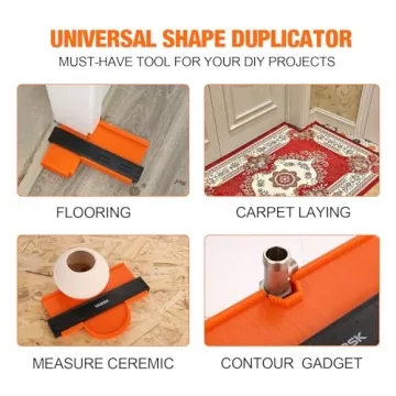 VARSK 10 inch Contour Gauge Tool with Lock - Ideal for DIY Projects