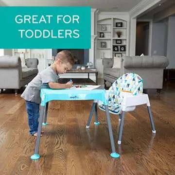 Evenflo 4-in-1 Eat & Grow Convertible High Chair, Polyester