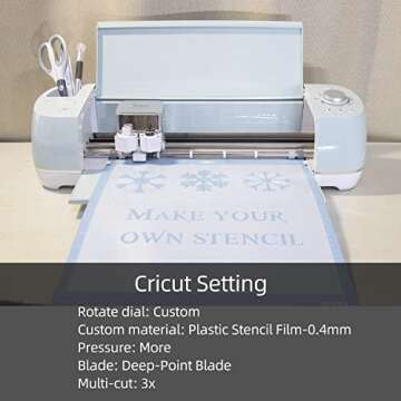 10PCS 10mil Blank Mylar Stencil Sheets for Crafting