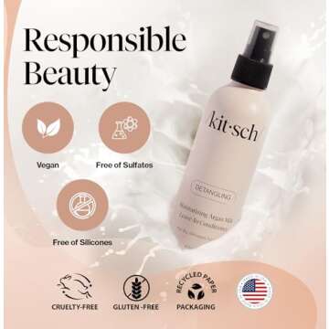 Kitsch Argan Milk Leave In Conditioner for Softness & Shine