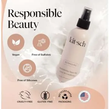 Kitsch Argan Milk Leave In Conditioner for Softness & Shine