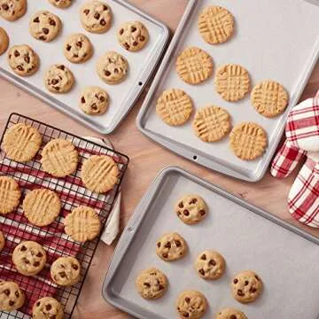 Wilton 5-Piece Essential Cookie Baking Set, Non-Stick Bakeware