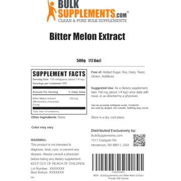 Bitter Melon Extract Powder - Herbal Supplement for Daily Wellness
