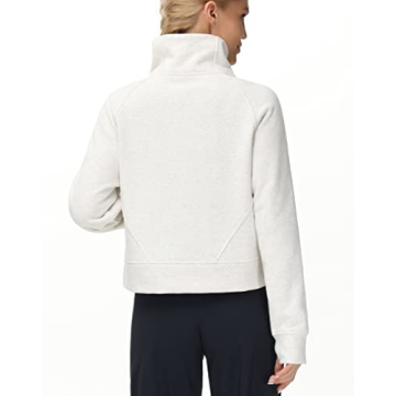 Half Zip Pullover Sweatshirt for Women by THE GYM PEOPLE