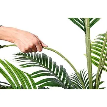 Ferrgoal 4.6Ft Artificial Areca Palm for Home Decor