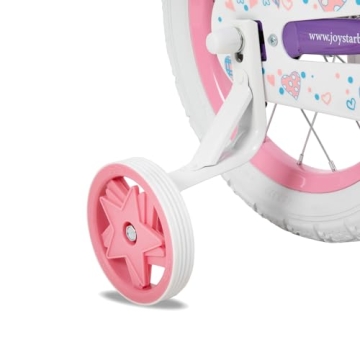 JOYSTAR 14 Inch Girls Bike for Kids Ages 3-5 with Basket