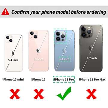 LAMEEKU Wallet Case Compatible with iPhone 13 Pro, Card Holder Case Crossbody Purse Case Quilted Leather Lady Handbag Case Compatible with iPhone 13 Pro, 6.1 Inch-Beige