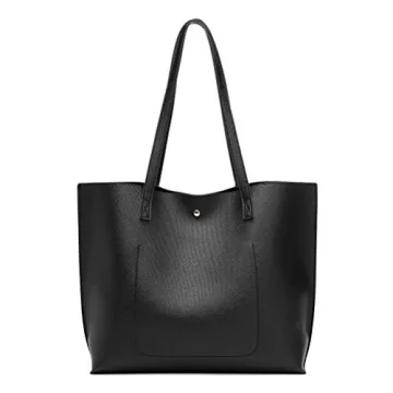 Dreubea Faux Leather Tote Bag with Elegant Design