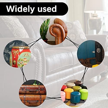 Rierdge 200 Pcs Vintage Decorative Metal Thumb Tacks