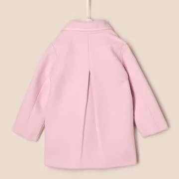 Amazon Essentials x Sofia Grainge Baby Girls' Wool Blend Coat, Pink, 12 Months