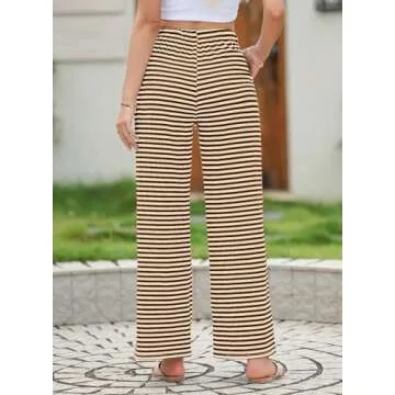 EVALESS Women's Lounge Pants Stretchy Baggy Sweatpants