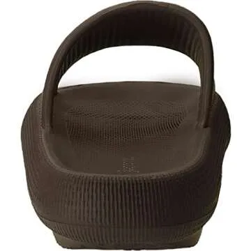 Joomra Slippers for Women Mens Foam Pillow House Shower Bath Bathroom Puffy Home Platform Sandals Shower Cushion Slides for Ladies Female Male Sandles Chocolate 37-38