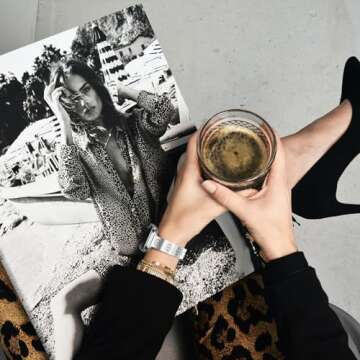 NewWays Metal Strap Compatible with Apple Watch Band 42mm (Series10) 38mm 40mm 41mm for iWatch Series 9 8 7 6 5 4 3 2 1 SE Ultra Women Dressy Love Bracelet Bangle Wristband, Silver