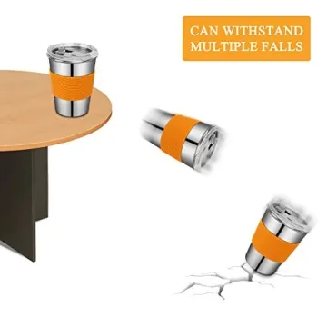 Rommeka Toddler Cups - Stainless Steel Eco-Friendly Sippy Cups