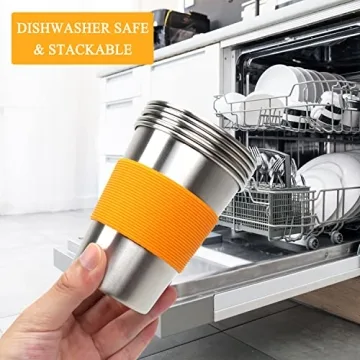 Rommeka Toddler Cups - Stainless Steel Eco-Friendly Sippy Cups