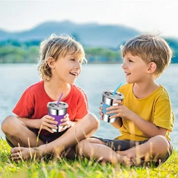 Rommeka Toddler Cups - Stainless Steel Eco-Friendly Sippy Cups