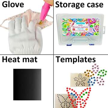 Bedazzler Kit with Rhinestones for Fashion Projects