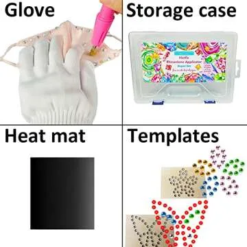 Bedazzler Kit with Rhinestones for Fashion Projects