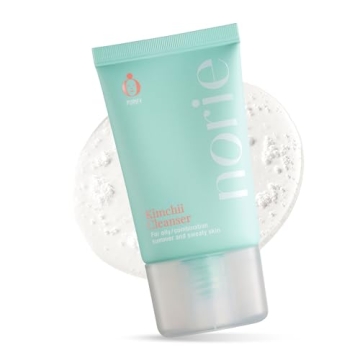 Norie Face Cleanser - Gentle Cleanser Face Wash with Kimchii Probiotics, Hydrating Face Wash for Oil...
