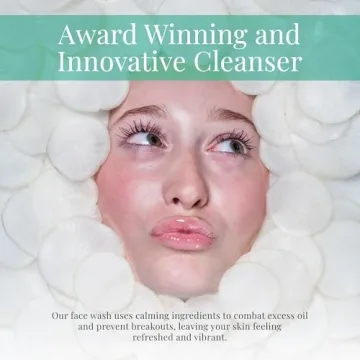 Gentle Face Cleanser for Oily Skin with Probiotics