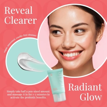 Gentle Face Cleanser for Oily Skin with Probiotics