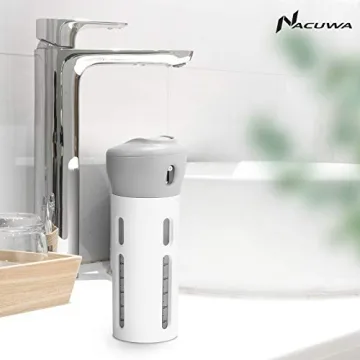 Nacuwa Travel Bottles Set Upgrade - 4-in-1 Leakproof Containers