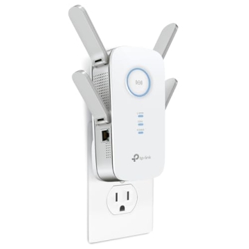 TP-Link AC2600 WiFi Extender(RE650), Up to 2600Mbps, Dual Band WiFi Range Extender, Gigabit port, In...