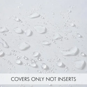 MIULEE Vibrant Waterproof Pillow Covers for Garden 18x18