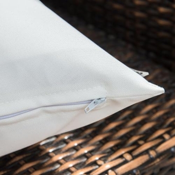 MIULEE Vibrant Waterproof Pillow Covers for Garden 18x18