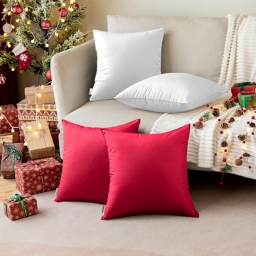 MIULEE Vibrant Waterproof Pillow Covers for Garden 18x18