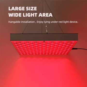 Red Light Panel with 45W LED Light for Home Use