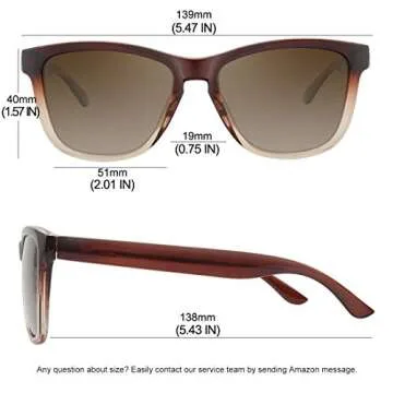 MEETSUN Polarized Sunglasses for All | Trendy UV Protection