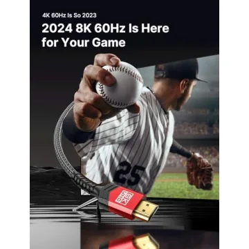 JSAUX 8K HDMI Cables 2.1 Up to 8K with HDR10 & eARC