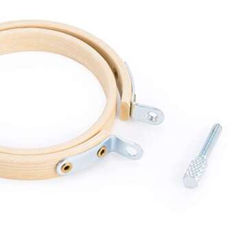 Caydo 10 Pieces 2.5 Inch Mini Embroidery Hoops Circle, Cross Stitch Hoop for Embroidery, Art Craft H...