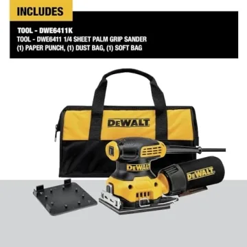 DEWALT 1/4 Sheet Sander 14,000 OPM 2.3 AMP Motor