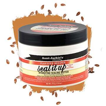 Aunt Jackie's Flaxseed Recipes Seal It Up 7.5 Oz Hydrating Butter