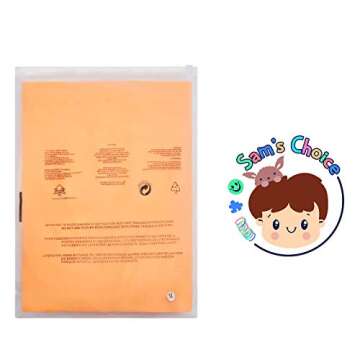 Sam's Choice Comforting Compression Sensory Body Sock Unisex Medium Light Orange Proprioceptive and Deep Pressure Input for Sensory and Processing Disorder.