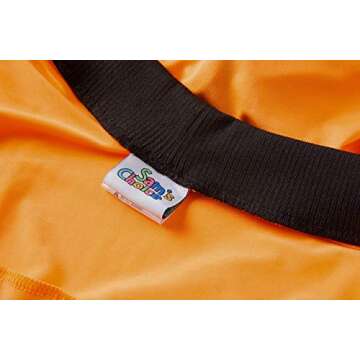 Sam's Choice Comforting Compression Sensory Body Sock Unisex Medium Light Orange Proprioceptive and Deep Pressure Input for Sensory and Processing Disorder.