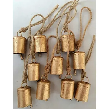 10 Beautifully Handcrafted Vintage Rustic Tin Bells