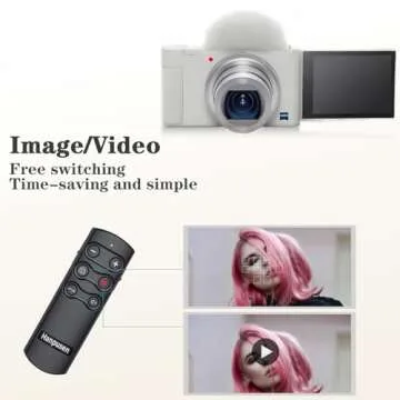 for Sony Wireless Camera Remote Control Shutter Release Compatible with Sony A7C,A7III,ZV-1,ZV-E10,ZV-1F,A6100,A6400,A6700,A7IV,RX100 VII,A9,A9 II,DSC-RX0 II,DSC-RX100 VII,Replace Sony RMT-P1BT