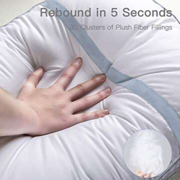 BedStory Pillows for Sleeping 2 Pack King Size, Hotel Quality Bed Pillow, Down Alternative Sleep Pil...