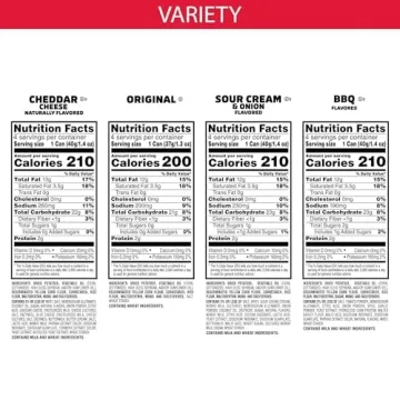 Pringles Potato Crisps Variety Pack - Ideal Snack For Everyone